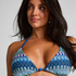 Triangel bikinitop Cali, Blauw