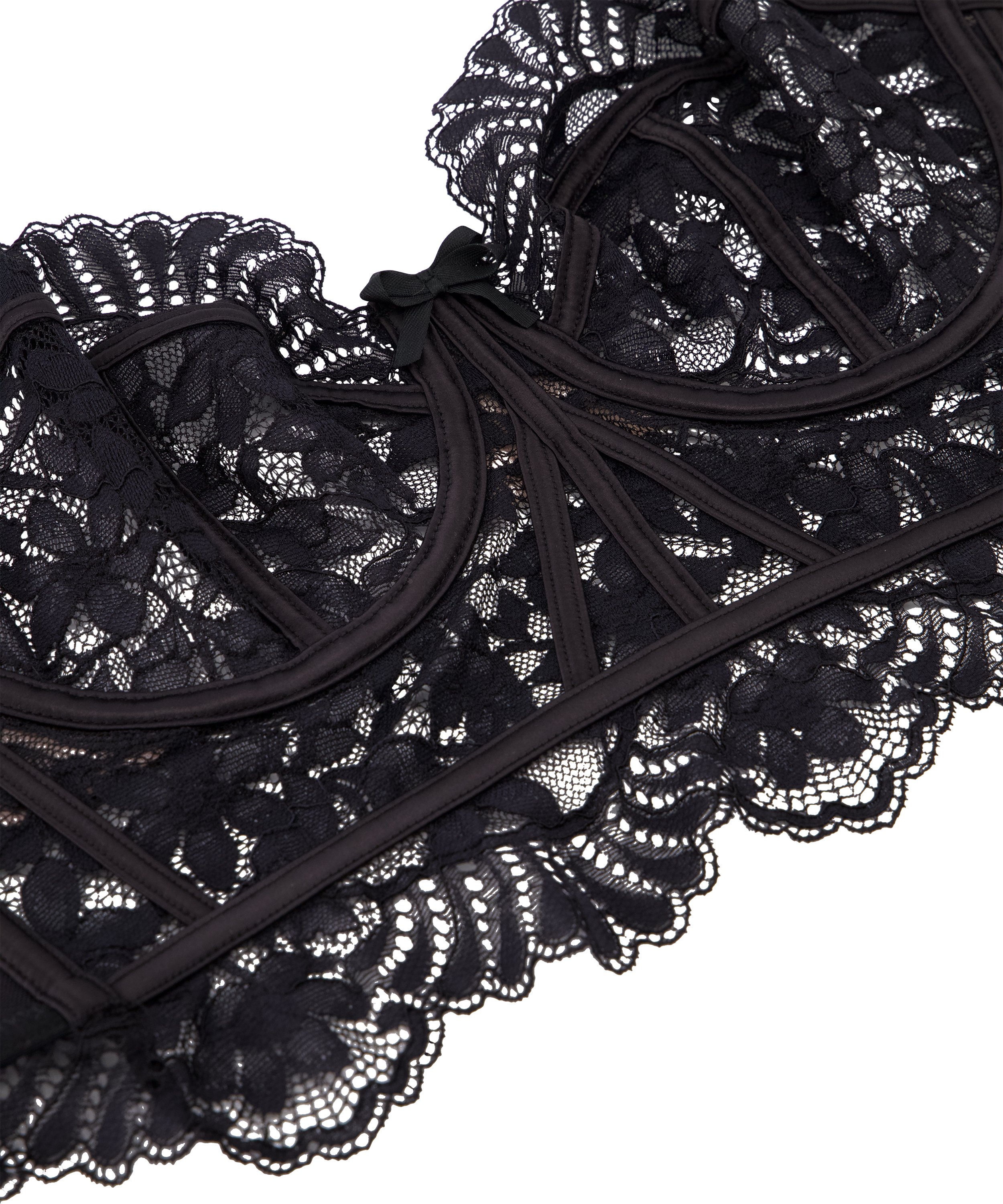 Niet-voorgevormde longline beugel bh Jamie, Zwart, main