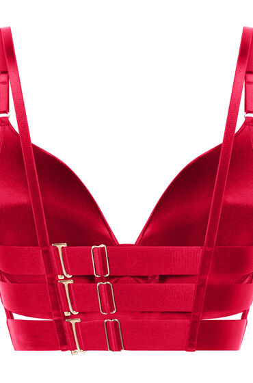 Hunkemöller Voorgevormde push-up longline beugel bh Colette Roze, foto 2