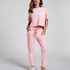 Pyjamabroek Jersey, Roze