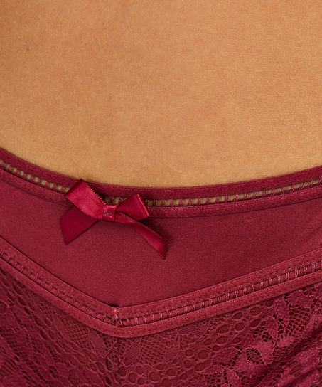 Slip br&eacute;silien Elise, Rouge