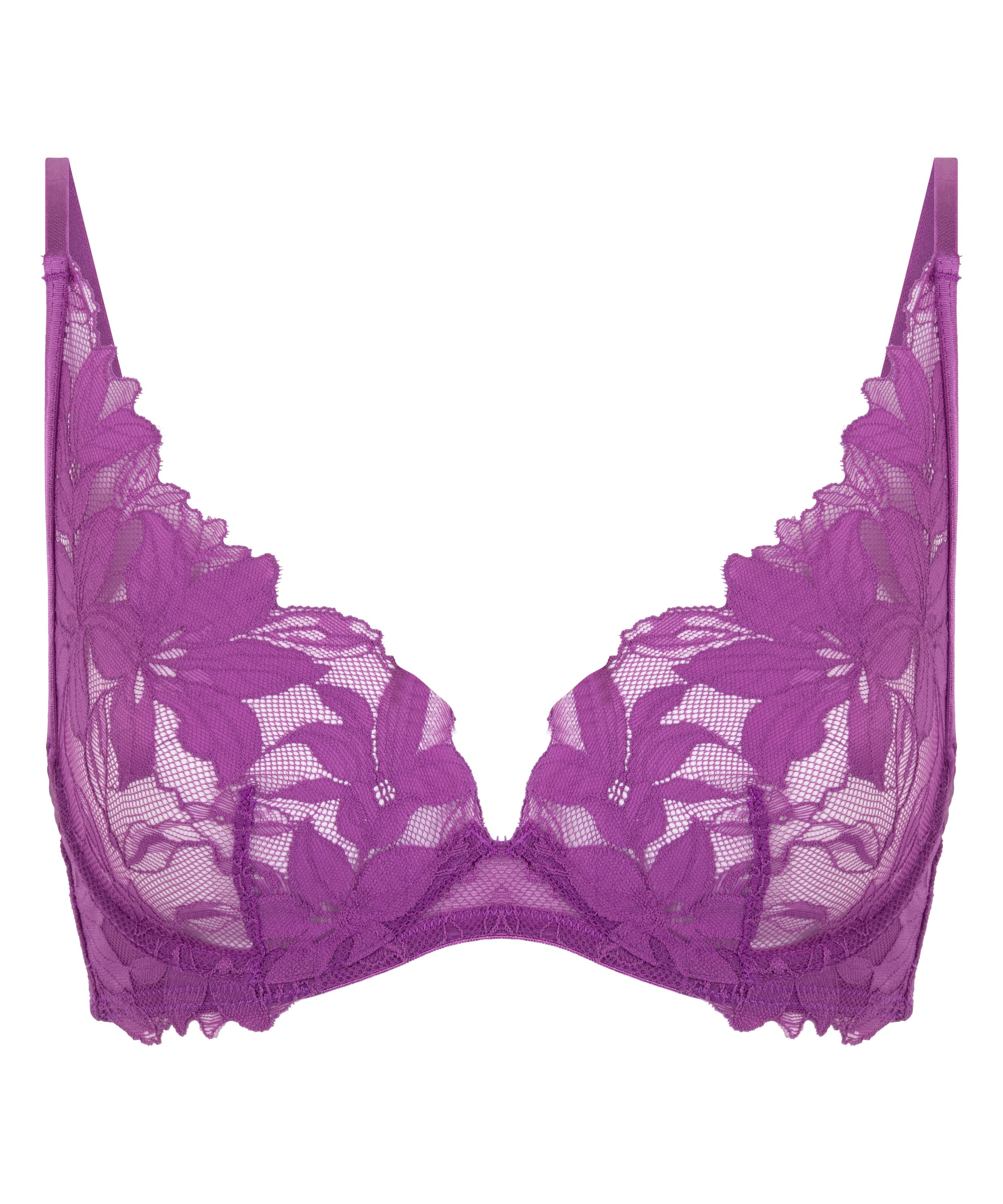 Soutien-gorge &agrave; armatures non-pr&eacute;form&eacute; Ingrid, Pourpre, main