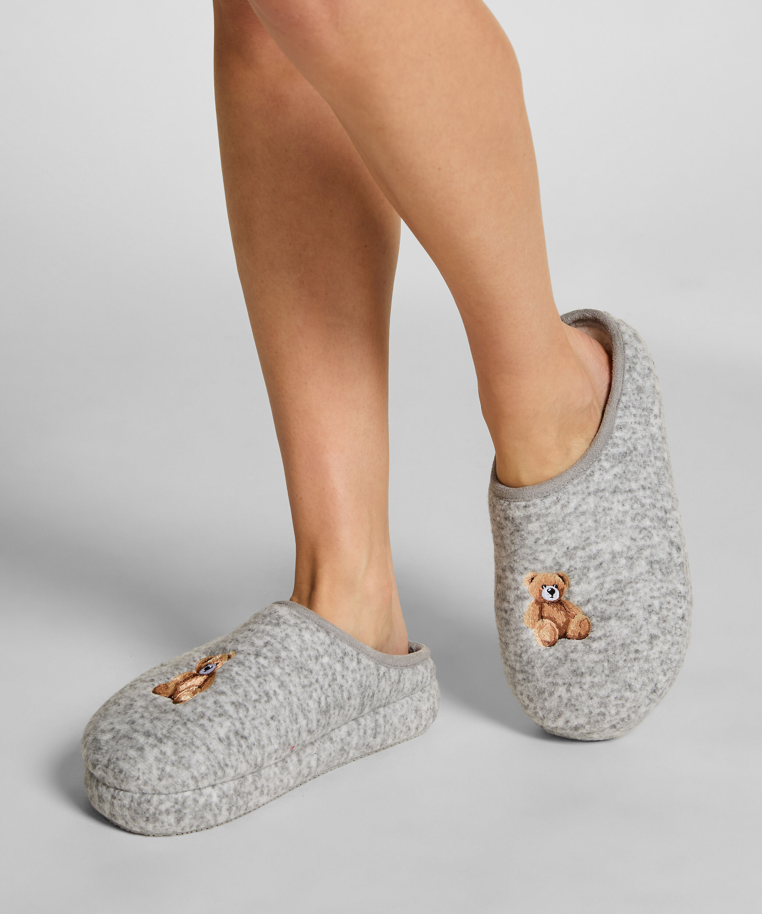 Pantoffel Ivy, Grijs Pantoffel Ivy, Grijs