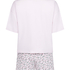 Pyjama Set Cotton Jersey Short, Pourpre