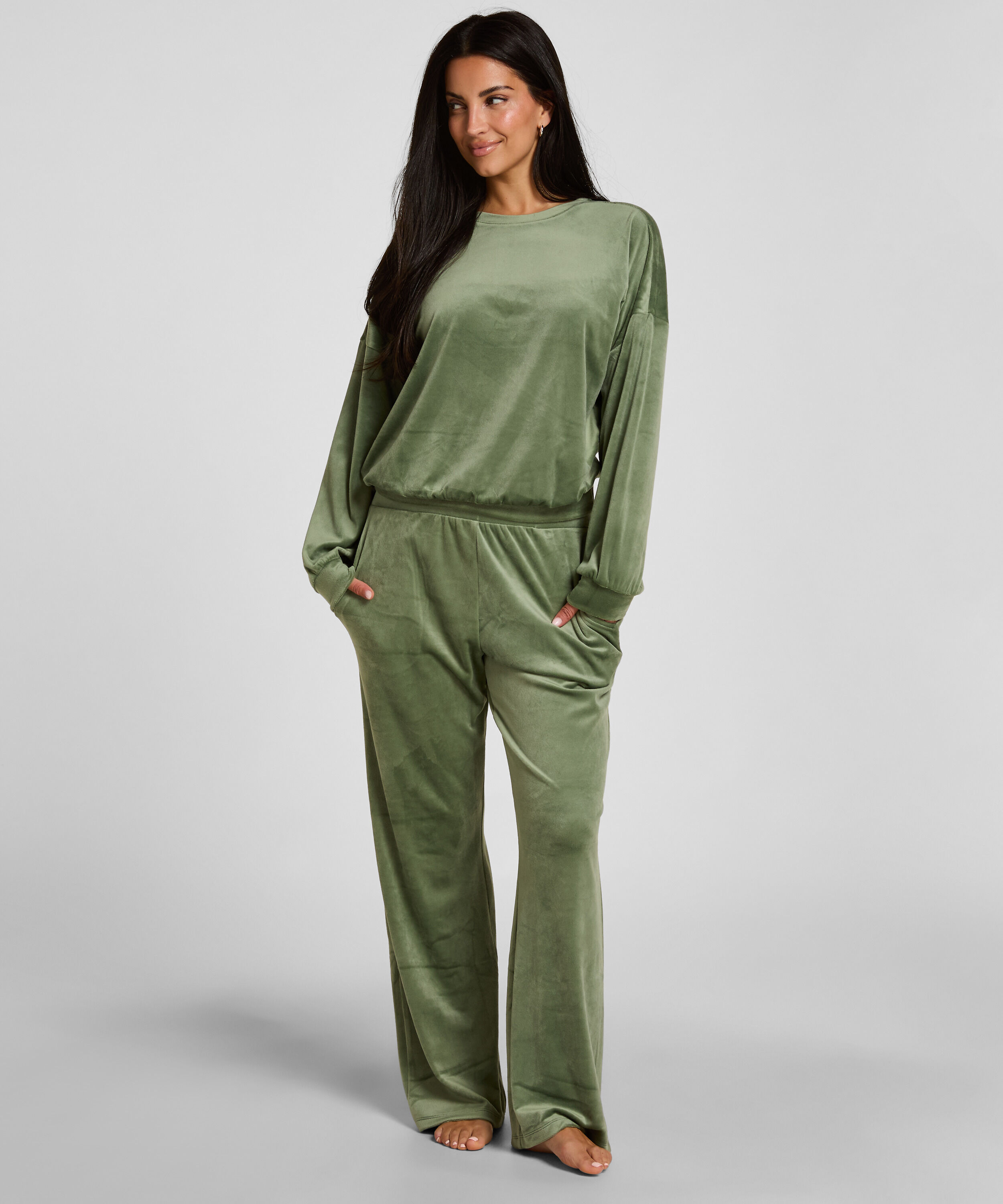 Ensemble Pyjama Velours, Vert Ensemble Pyjama Velours, Vert