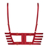 Voorgevormde push up beugel bh Vicky, Rood