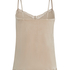 Camisole velours Dentelle, Beige