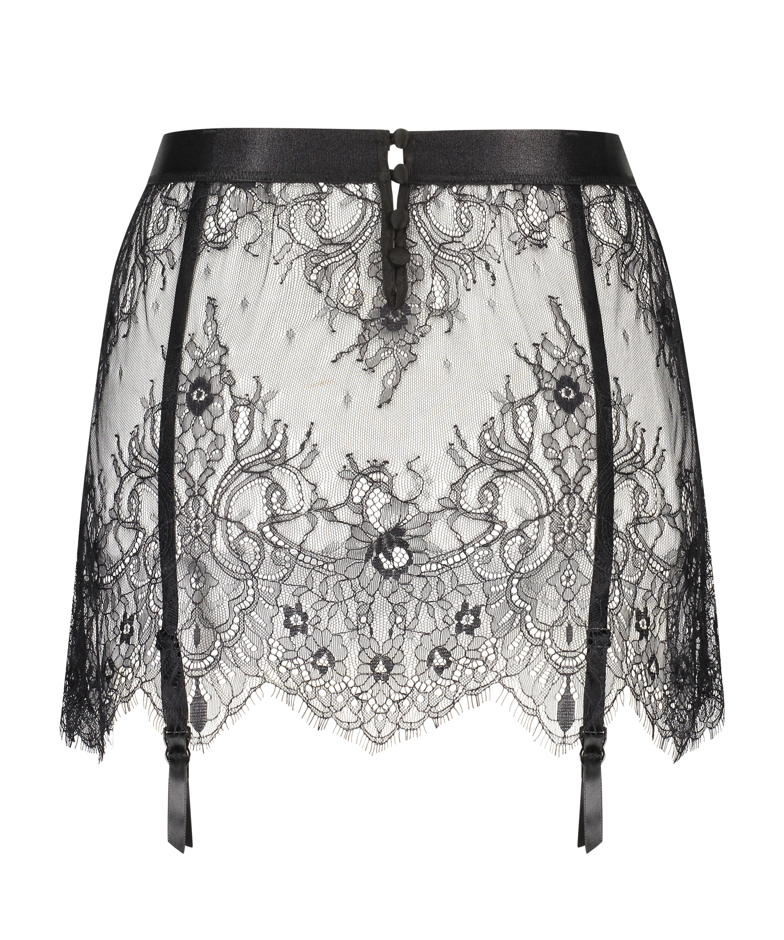 Rok Lace, Zwart, main