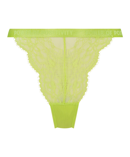 Slip br&eacute;silien Honey, Vert