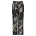 Petite Pantalon Palazzo satin Lotus, Noir