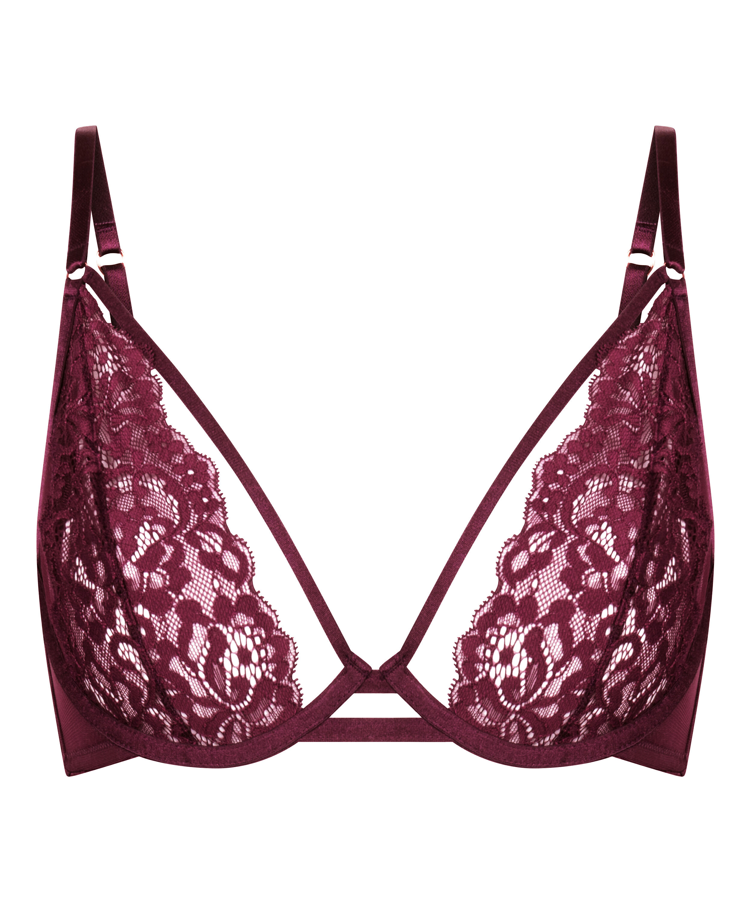 Soutien-gorge &agrave; armatures non-pr&eacute;form&eacute; Cinnamon, Rouge
