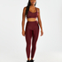 HKMX High waisted sport legging Shine On, Rood