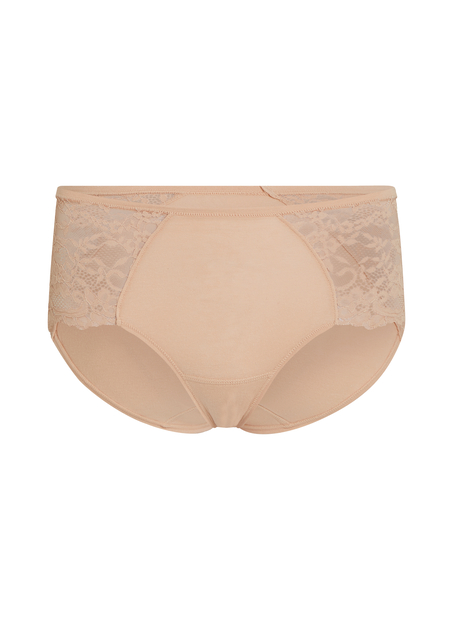 Superslip midi kant, Beige