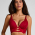 Soutien-gorge push-up Longline Marianna, Rouge