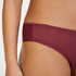 Slip br&eacute;silien invisible Stripe mesh, Rouge