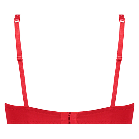Voorgevormde push-up beugel bh Maya, Rood