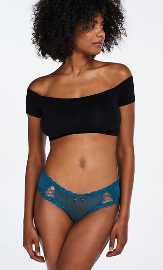 V-Shape brazilian Kyla, Blauw