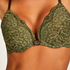 Voorgevormde push-up beugel bh Rose, Groen