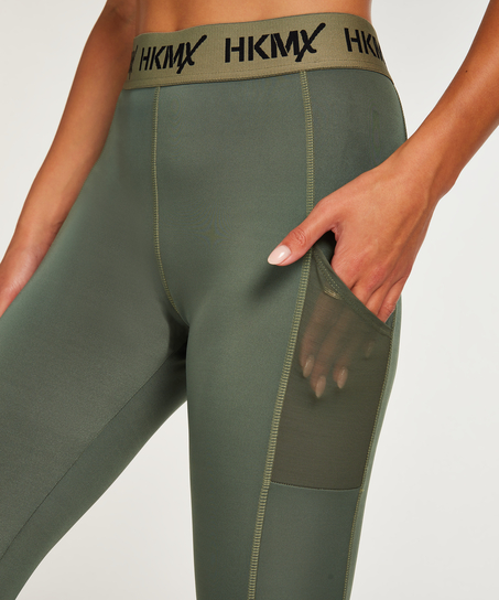 HKMX Regular waisted sport legging, Groen
