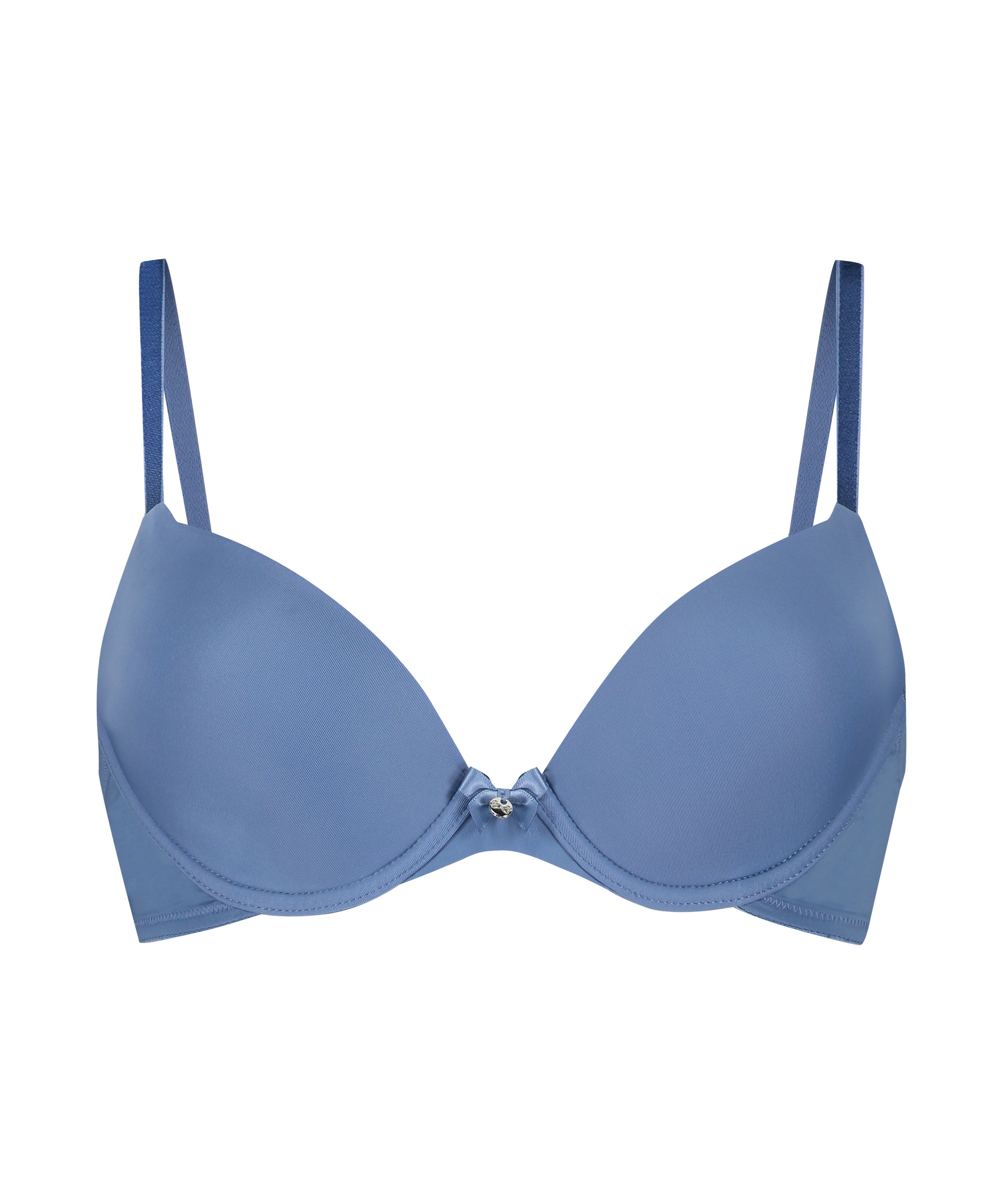 Soutien-gorge à armatures préformé Plunge, Bleu, main