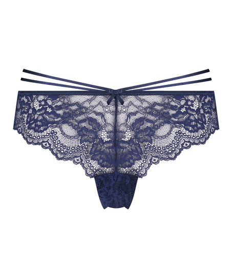 Slip br&eacute;silien Shay, Bleu