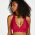 Halter bralette Lace, Roze