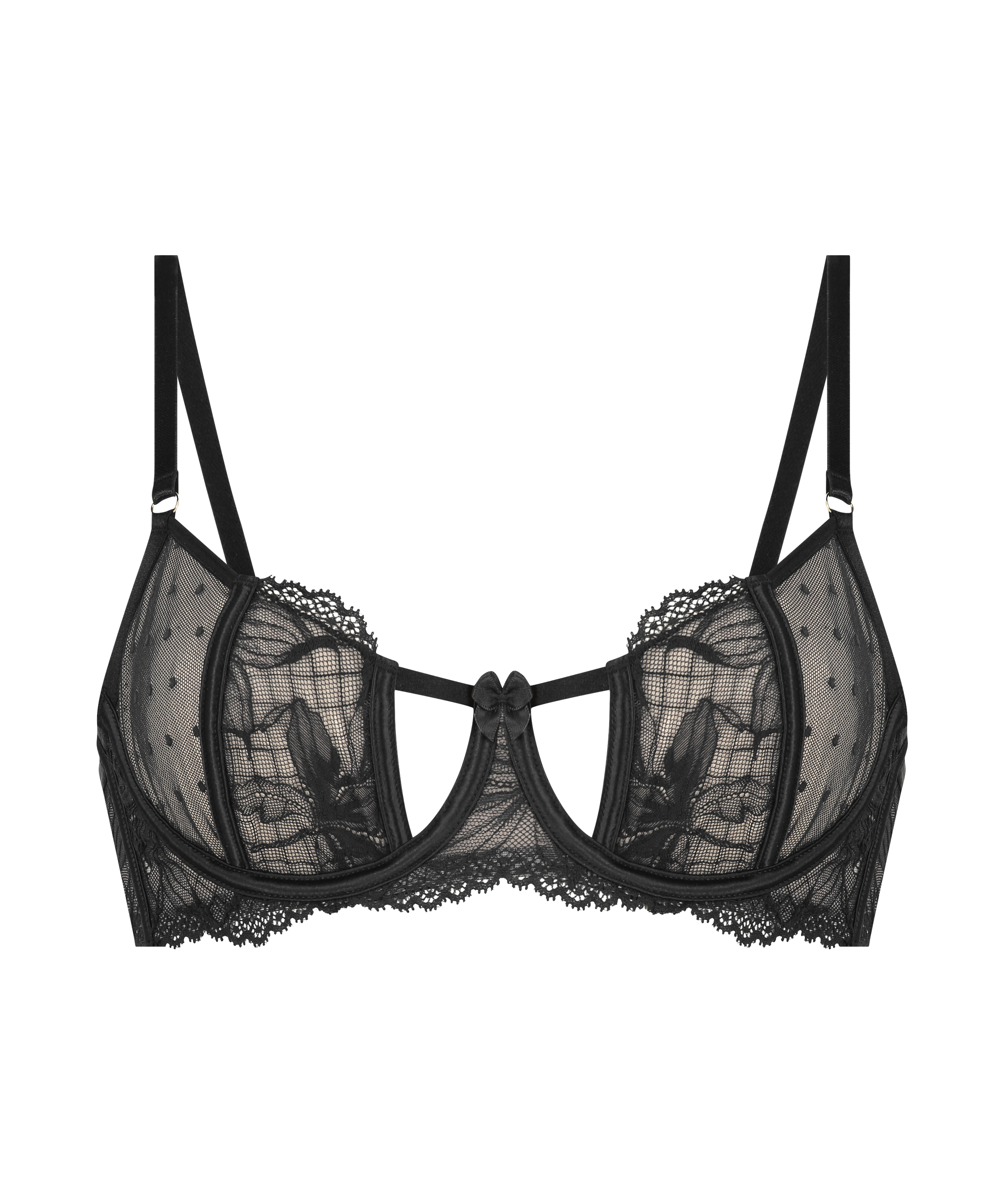 Soutien-gorge &agrave; armatures non pr&eacute;form&eacute; Lulu, Noir, main