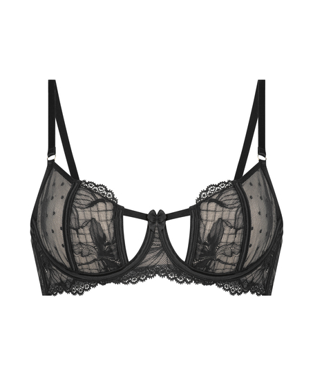Soutien-gorge &agrave; armatures non pr&eacute;form&eacute; Lulu, Noir