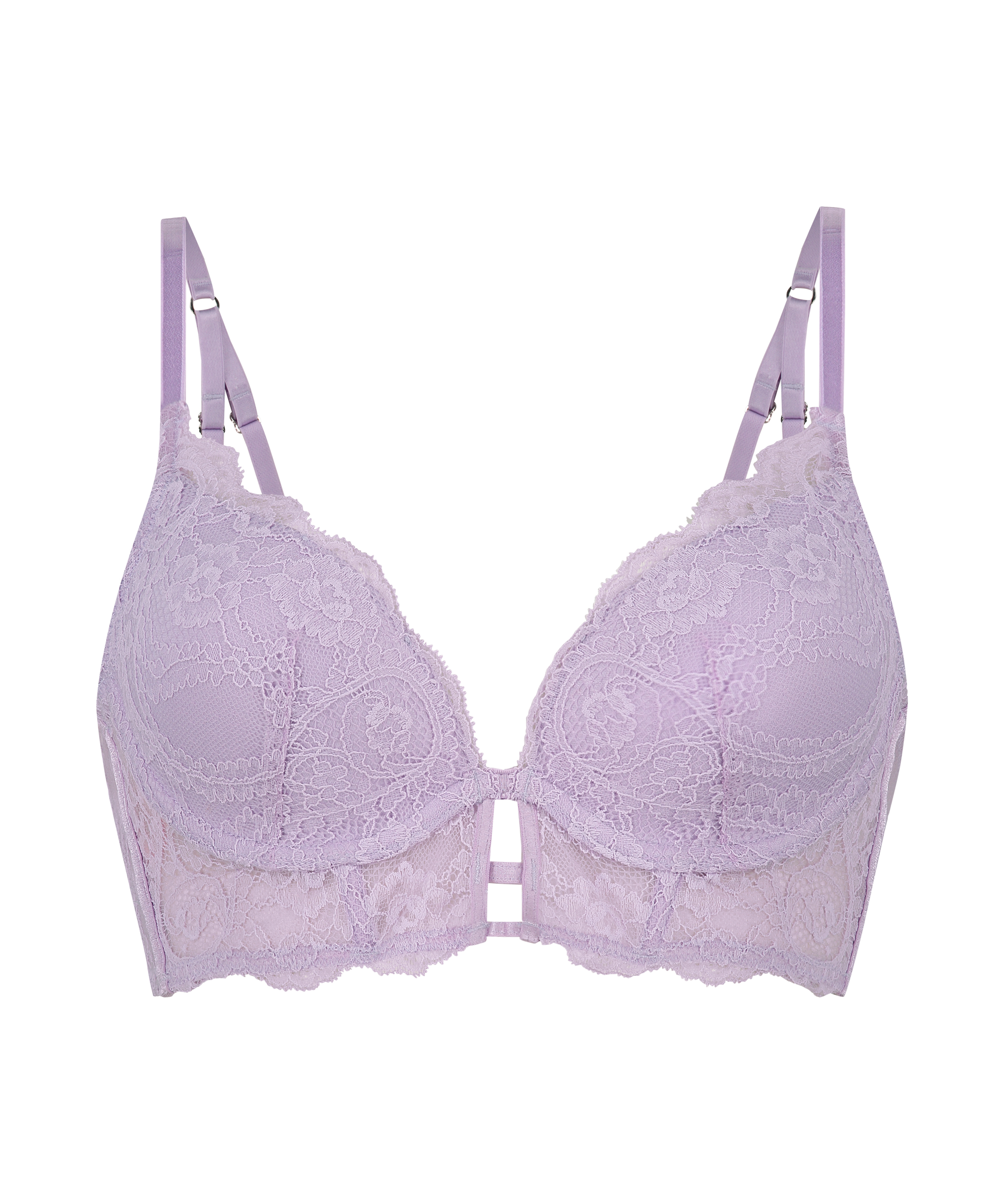 Soutien-gorge à armatures préformé longline Ollie, Pourpre, main