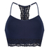 Seamless bralette Marine, Blauw