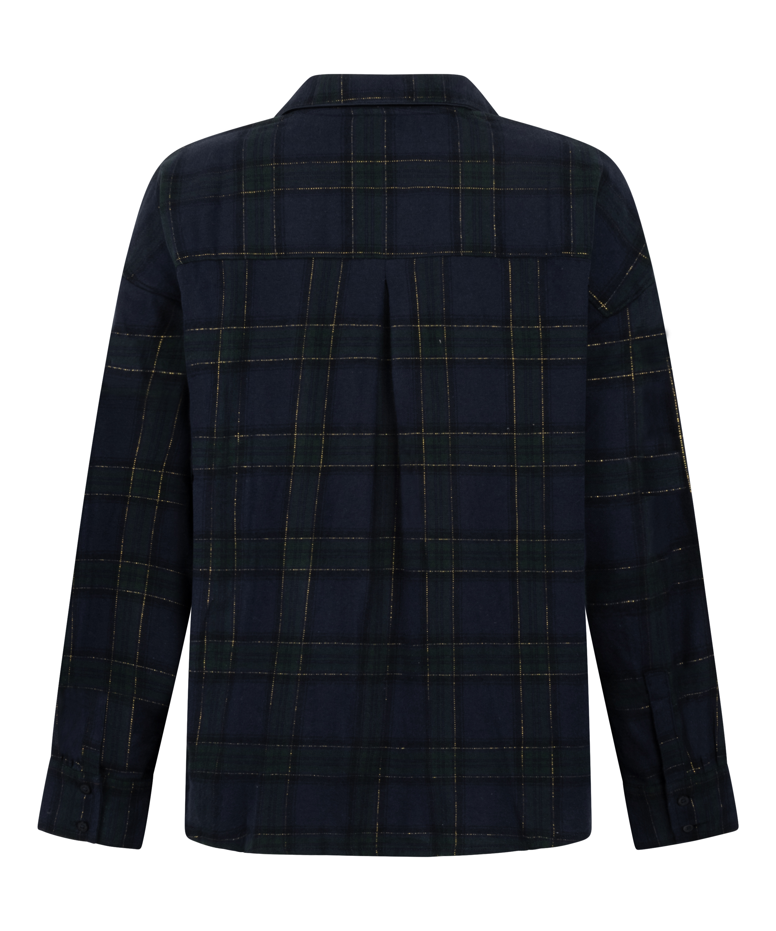 Haut de Pyjama Flanel, Bleu, main