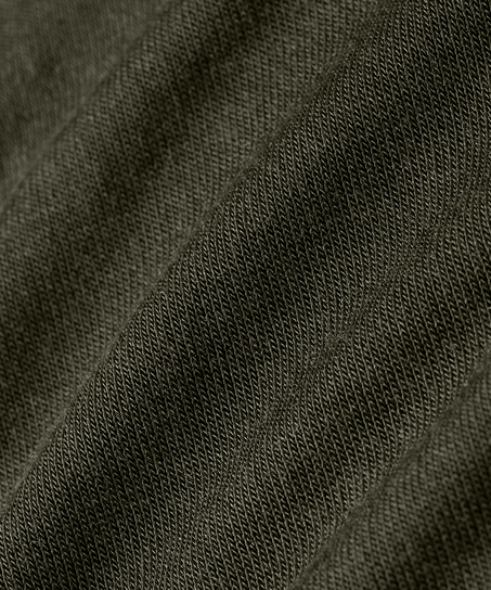 super soft Boothals shirt met Cashmere, Groen