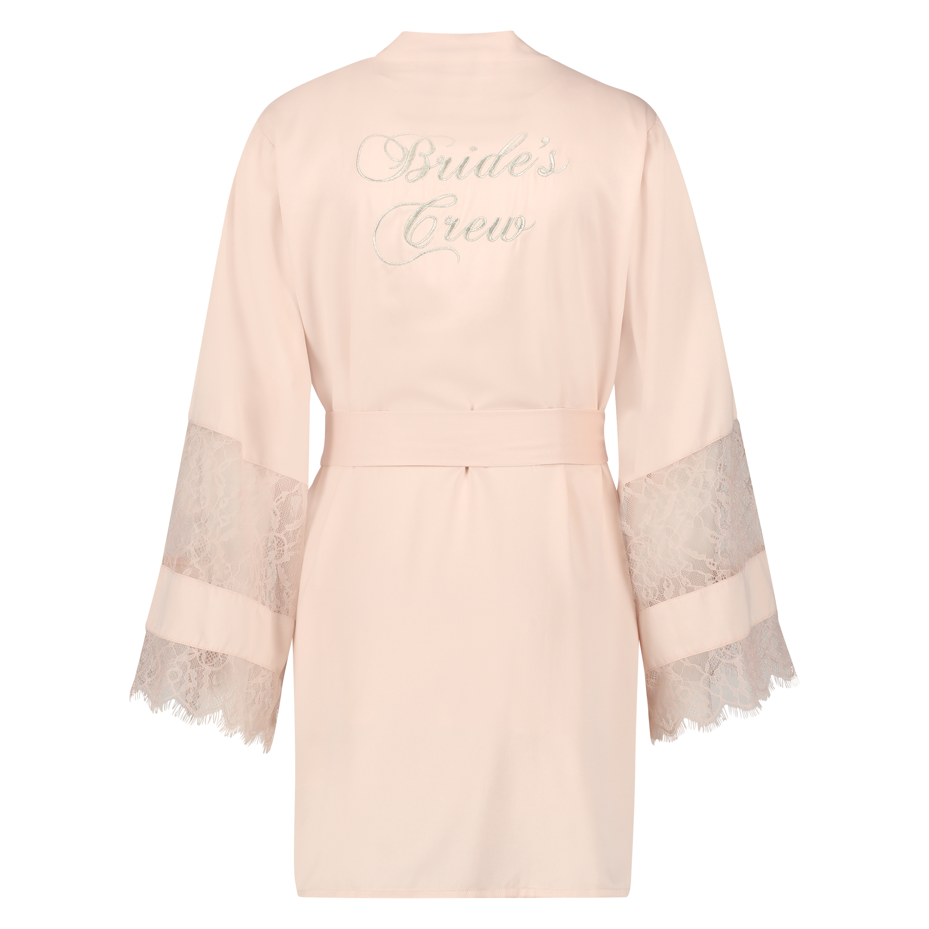 Kimono satijn Bridal, Roze, main