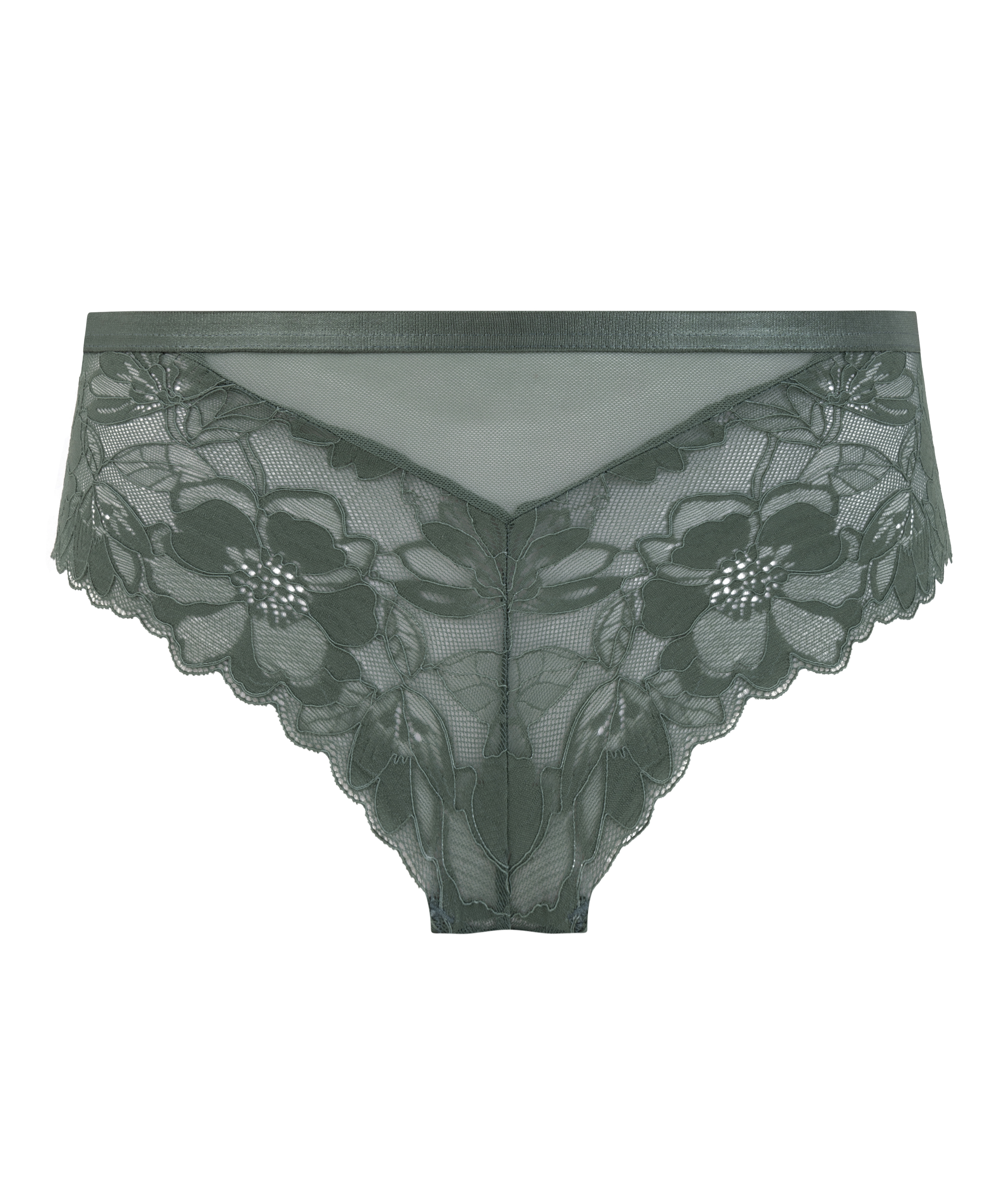 Slip br&eacute;silien Sophia, Vert, main