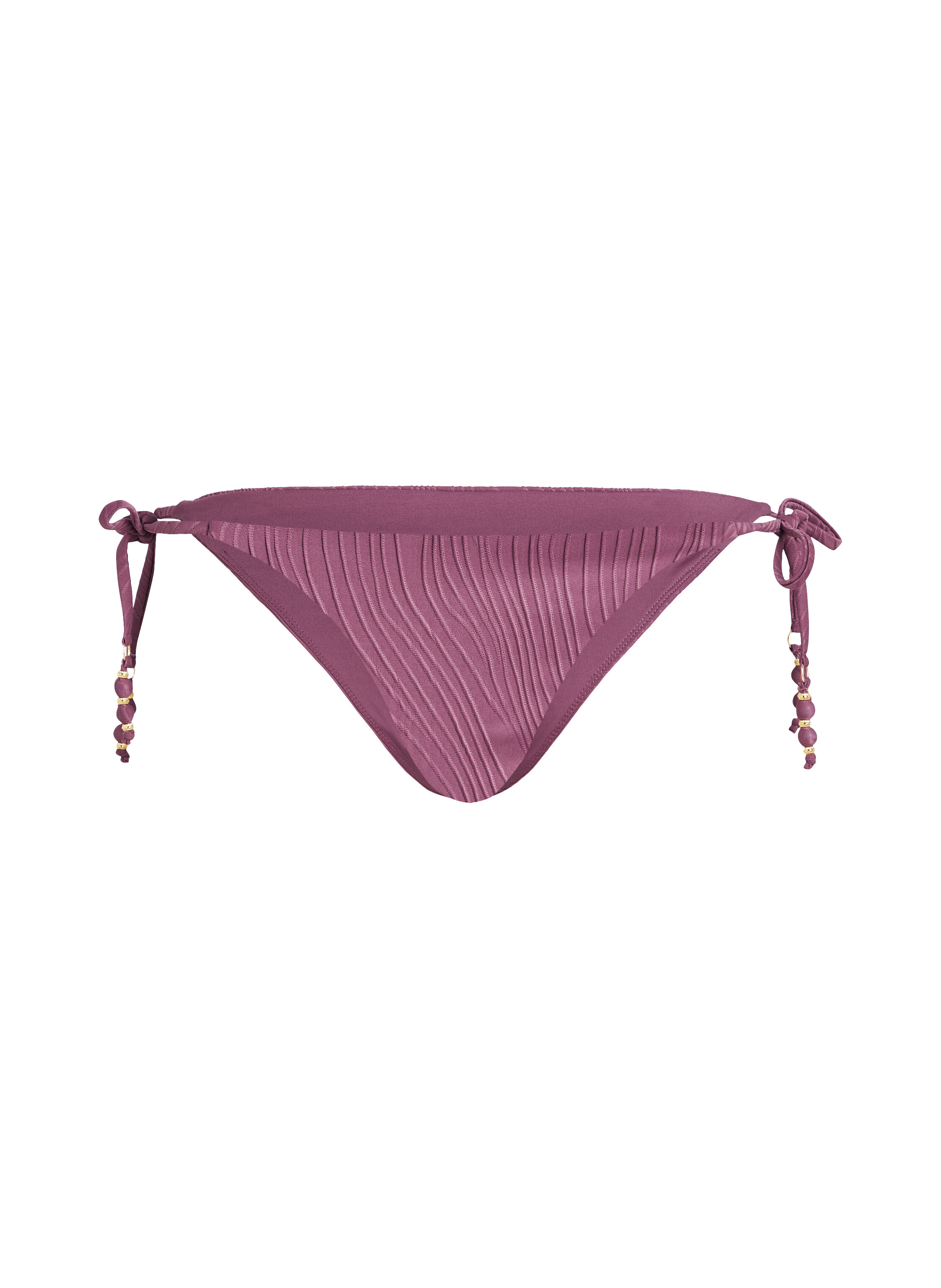 Slip de Bikini Échancrés Cozumel, Pourpre