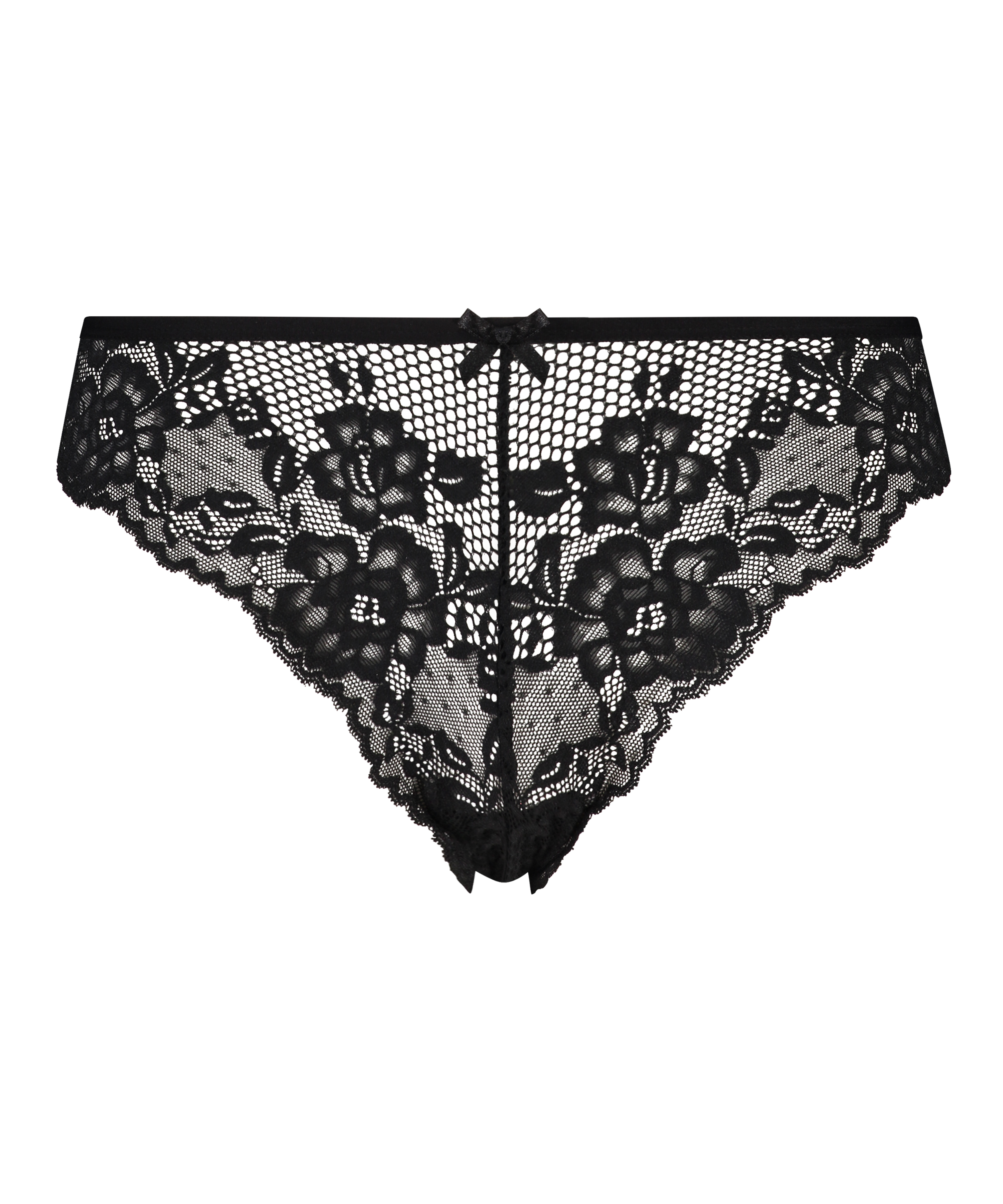 Slip br&eacute;silien Bianca, Noir, main