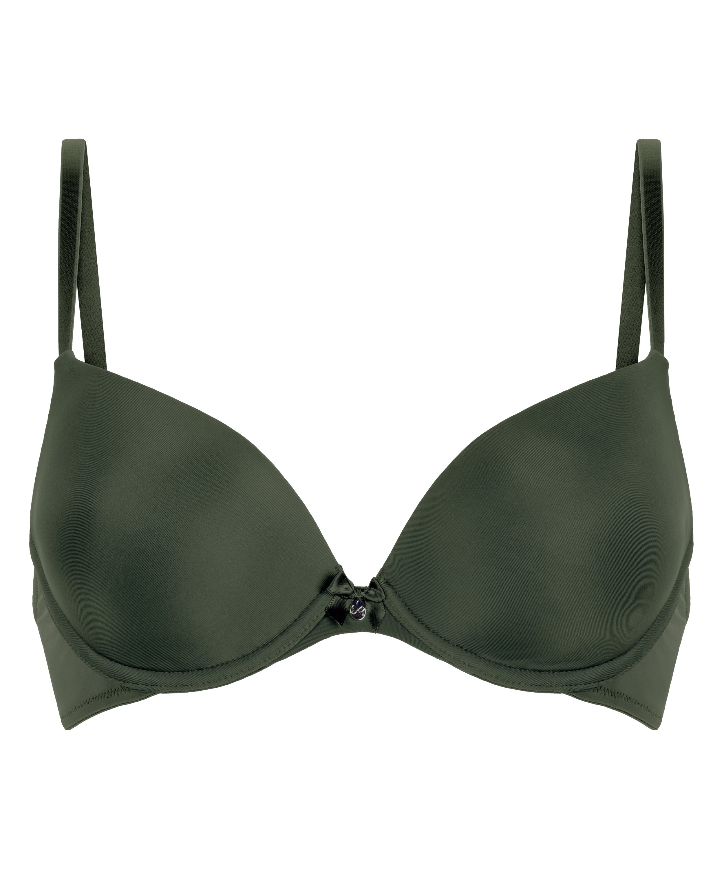 Soutien-gorge à armatures préformé Plunge, Vert, main