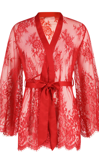 Kimono Lace Isabelle, Rouge