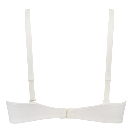 Niet-voorgevormde beugel bh Satin fleece, Wit