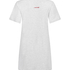 Chemise de nuit col rond, Gris
