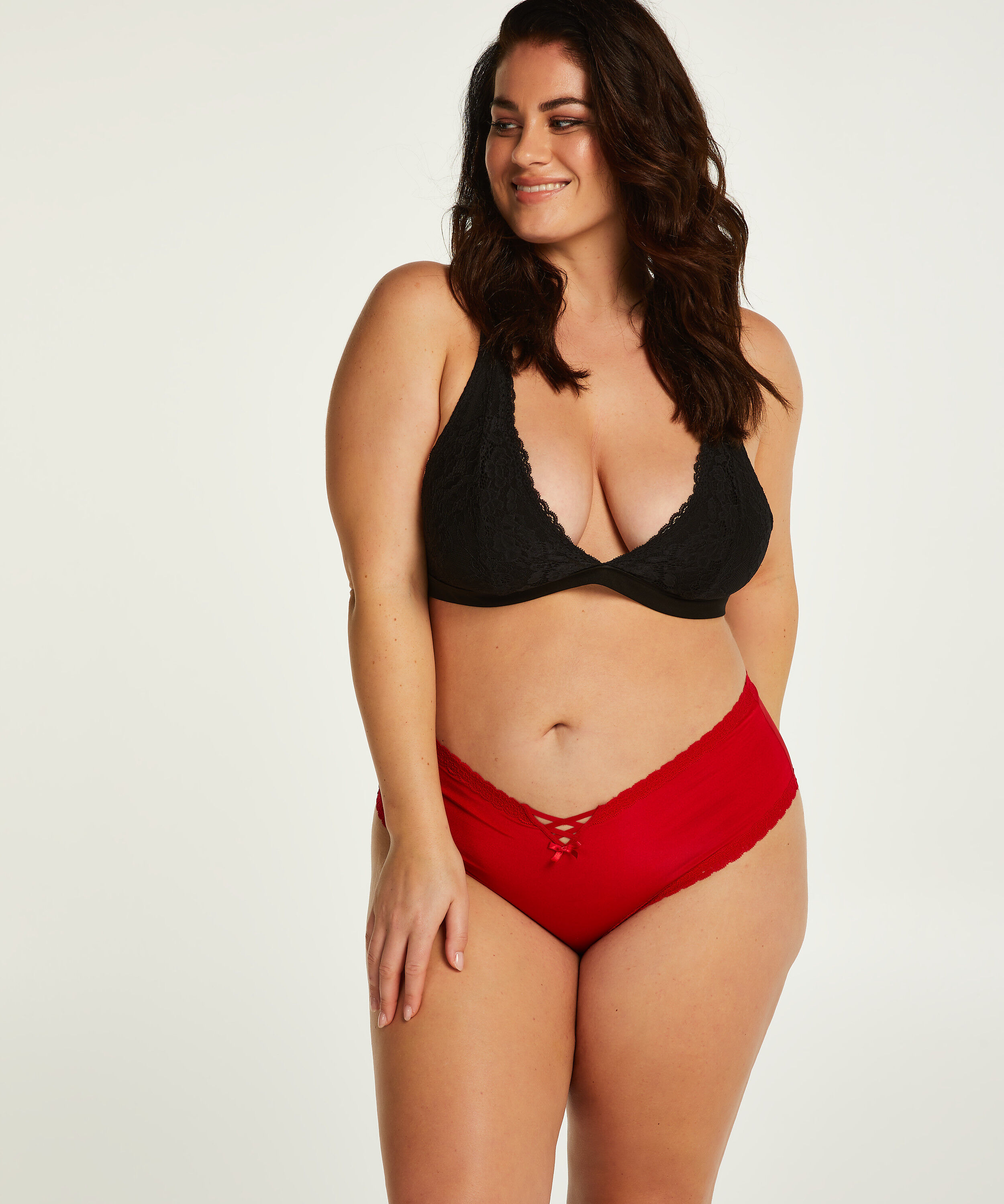 Brazilian v-shape Vixon Curvy, Rood