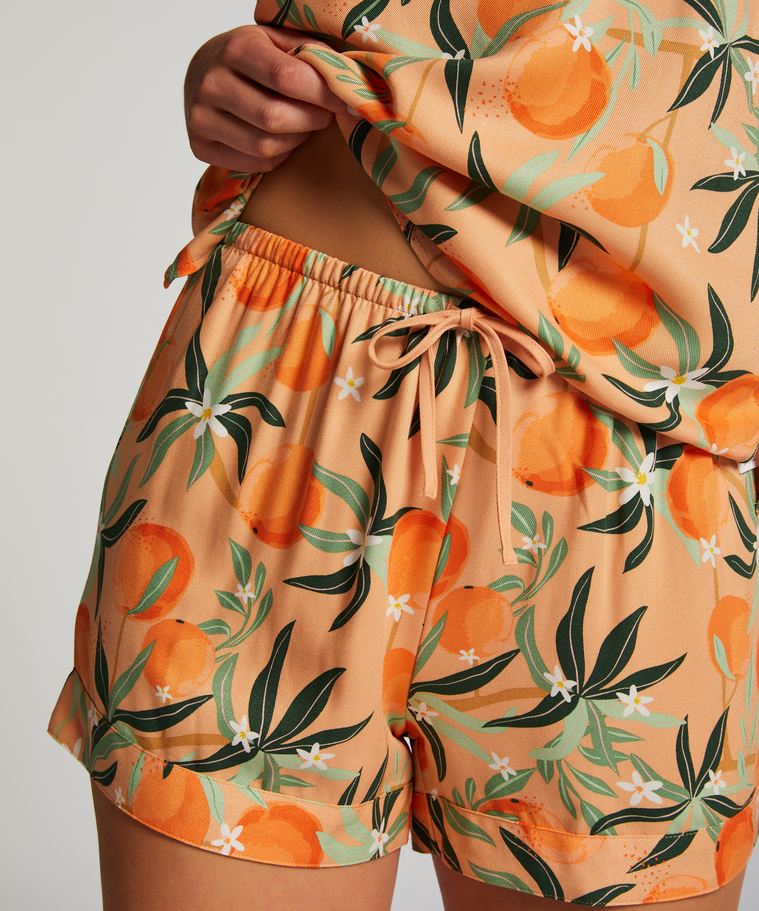 Pyjama shorts, Roze, main