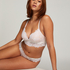Voorgevormde longline bh zonder beugel Shiloh, Wit