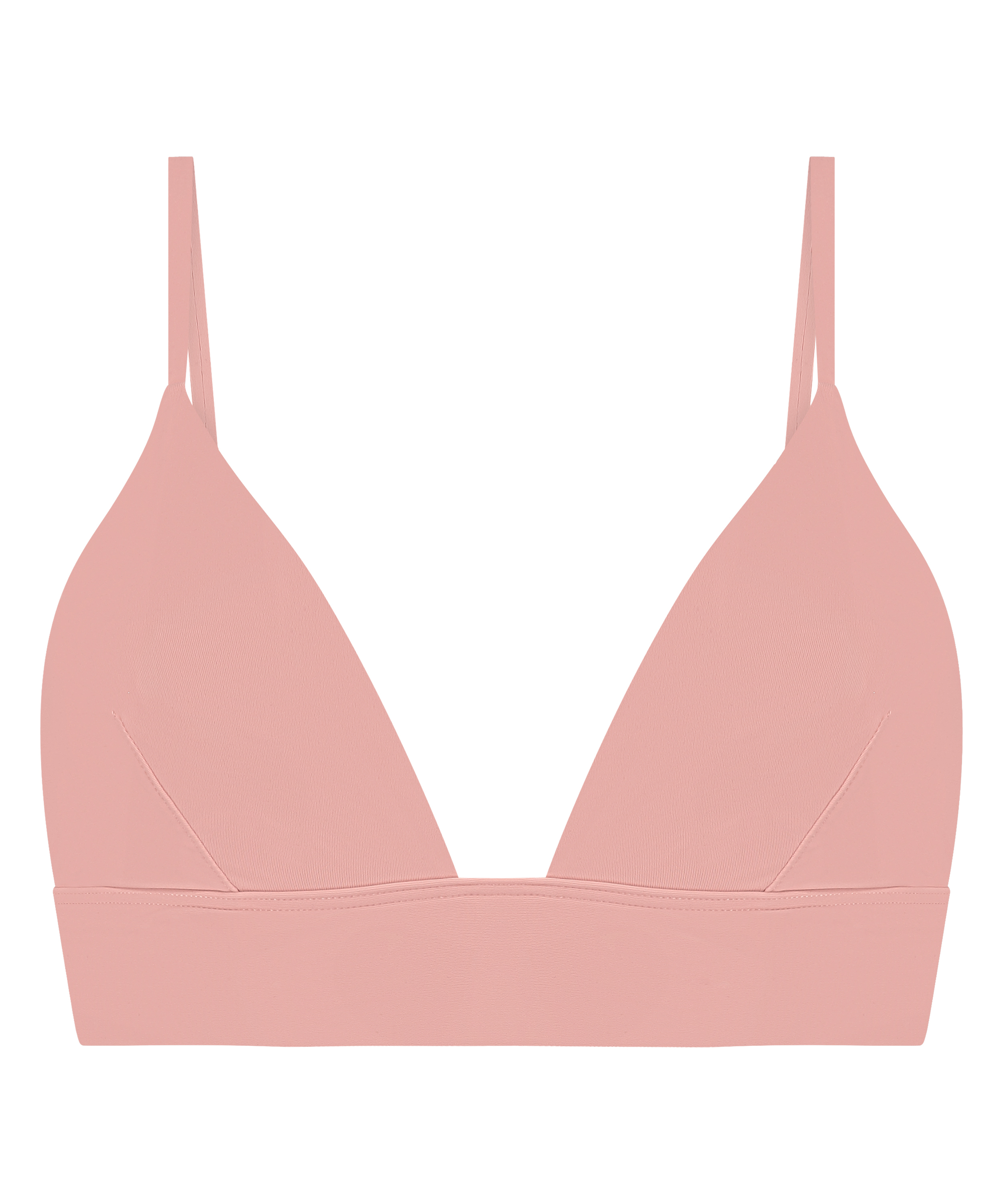 Triangle Brassière Smooth, Rose, main