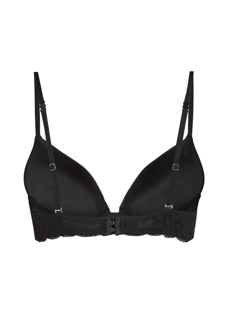 Soutien-gorge &agrave; armatures pr&eacute;form&eacute; push-up Angie, Noir