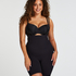 Naadloze corrigerende Thigh Slimmer, Zwart