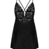 Slip dress Nienke, Noir