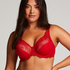 Soutien-gorge &agrave; armatures non-pr&eacute;form&eacute; Diva, Rouge