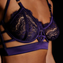 Soutien-gorge &agrave; armatures non-pr&eacute;form&eacute; longline Mitzy, Pourpre