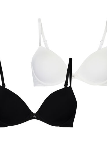 Hunkemöller 2-pack voorgevormde beugel bh Zwart, foto 3